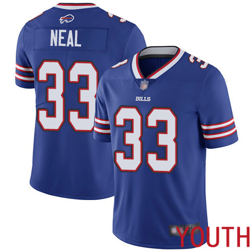 Youth Buffalo Bills #33 Siran Neal Royal Blue Team Color Vapor Untouchable Limited Player NFL Jersey